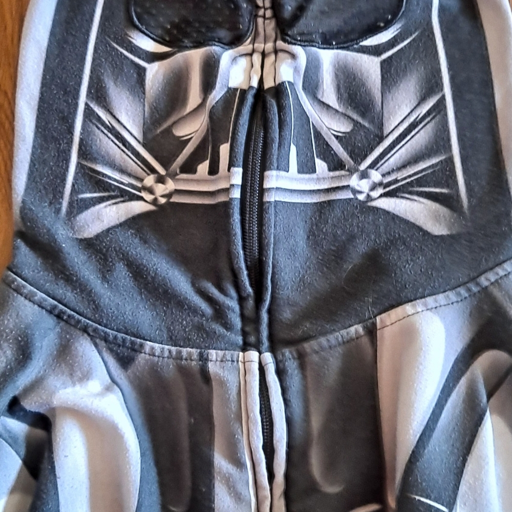 Star Wars Darthvader Full Zip Hoodie/Costume Mens Size S - Picture 5 of 6